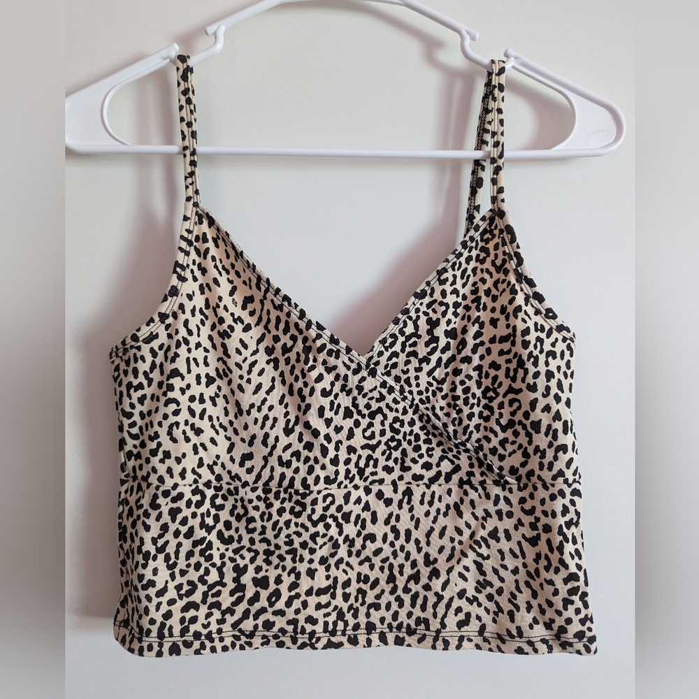 SHEIN Leopard print crop top